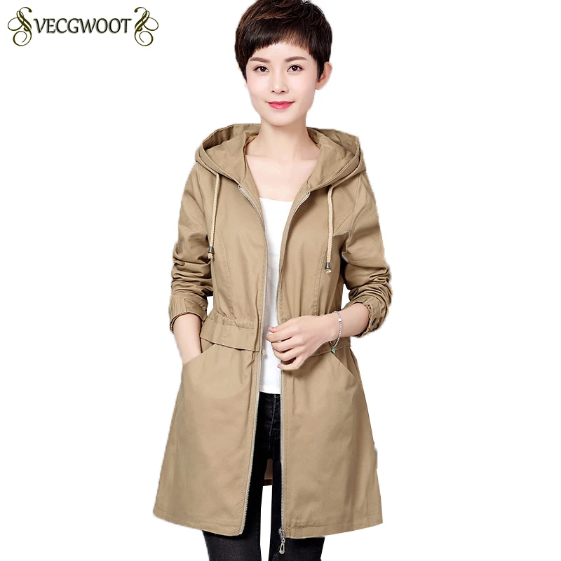 Весна Осень 2020 НОВЫЙ Тренч для женщин плюс размер 5XL модное тонкое пальто с