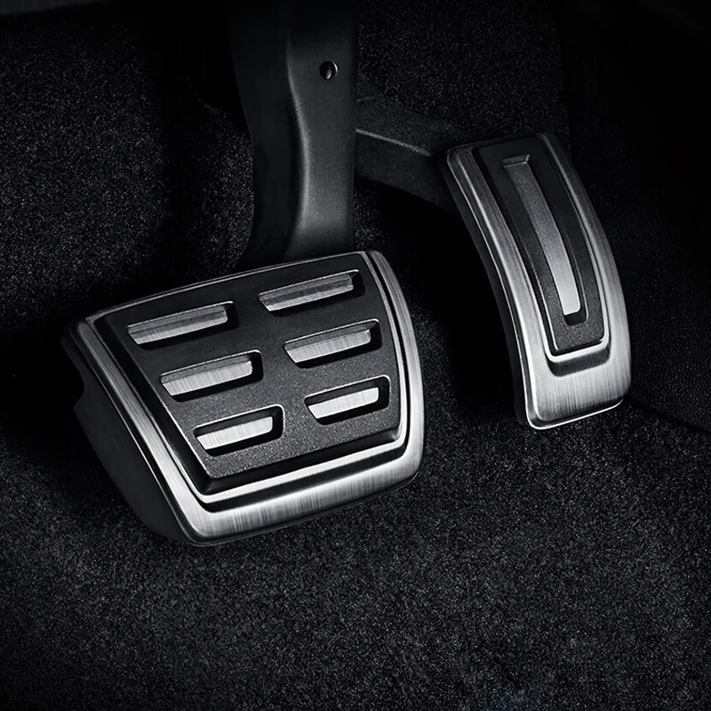 Non-Slip педали для Volkswagen VW Tiguan Golf R MK7 e-Golf Skoda Octavia MK3 Audi A3 транспортного средства газа тормоза Сталь колодки аксессуары