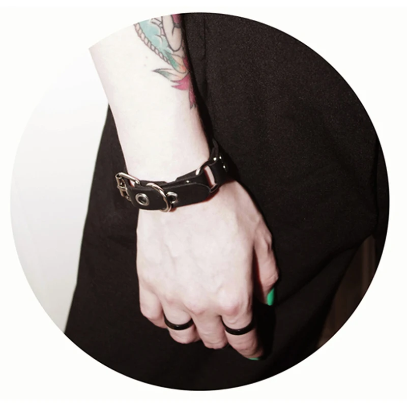 Женский кожаный браслет на запястье с пряжкой 100% ручная работа | Украшения и