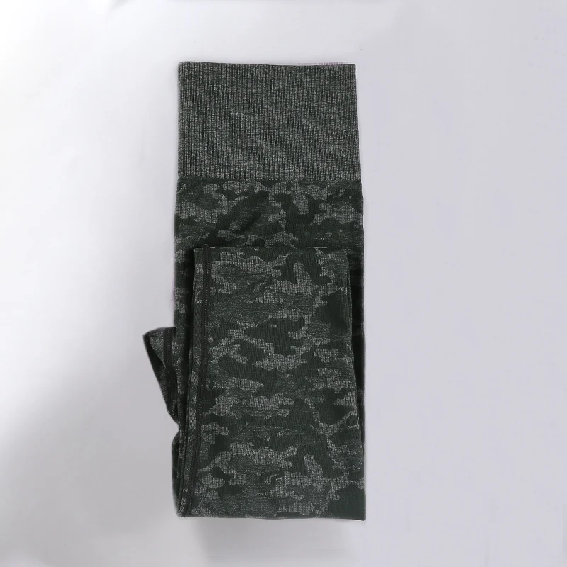 Army green BINAND леггинсы для тренажерного зала, Спортивная женская одежда для фитнеса, камуфляжные бесшовные леггинсы для фитнеса, йоги, штаны, Спортивные Леггинсы, пуш-ап спортивные штаны - Цвет: Army green