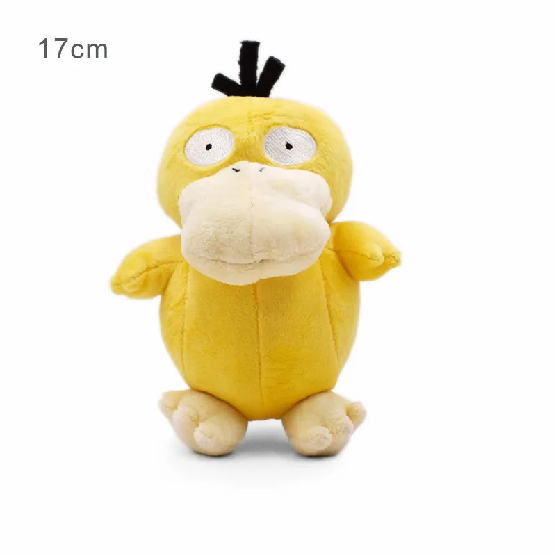 Psyduck Пикачу плюшевая игрушка Jigglypuff Charmander Psyduck Gengar игрушки "снорлакс" фильм детектива милый Аниме Кукла Детская подарок на день рождения - Цвет: Psyduck