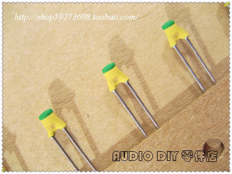 2019 hot sale Holland BC 20PCS/50PCS 1000pF/63V Silver Film Ceramic Capacitor (1nF 102 Italian original box) free shipping | Электронные