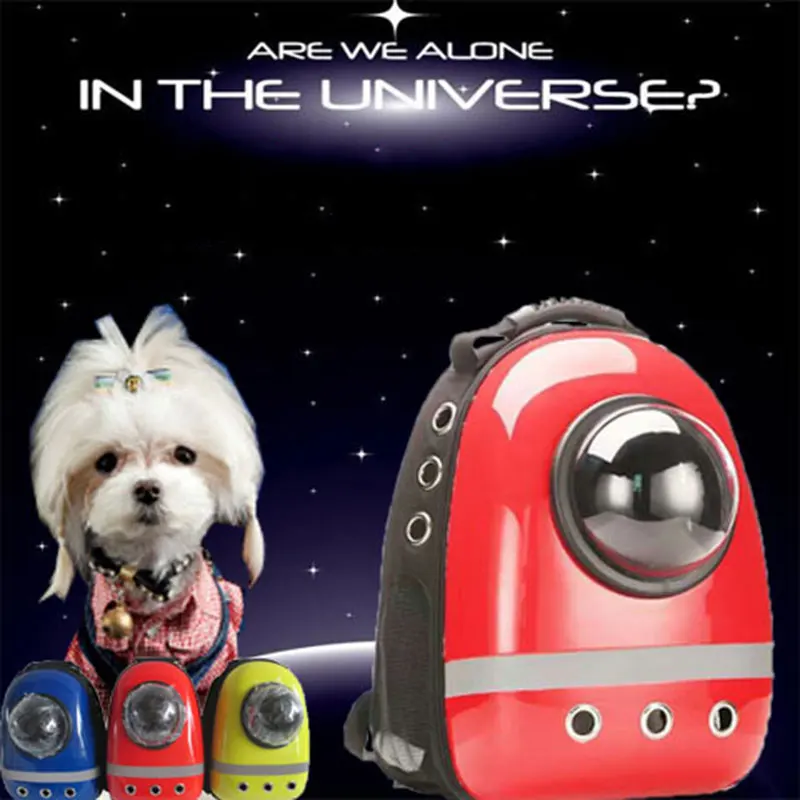 Pet космическая капсула форме дышащие pet Cat Carrier Рюкзак питомца собаку Открытый