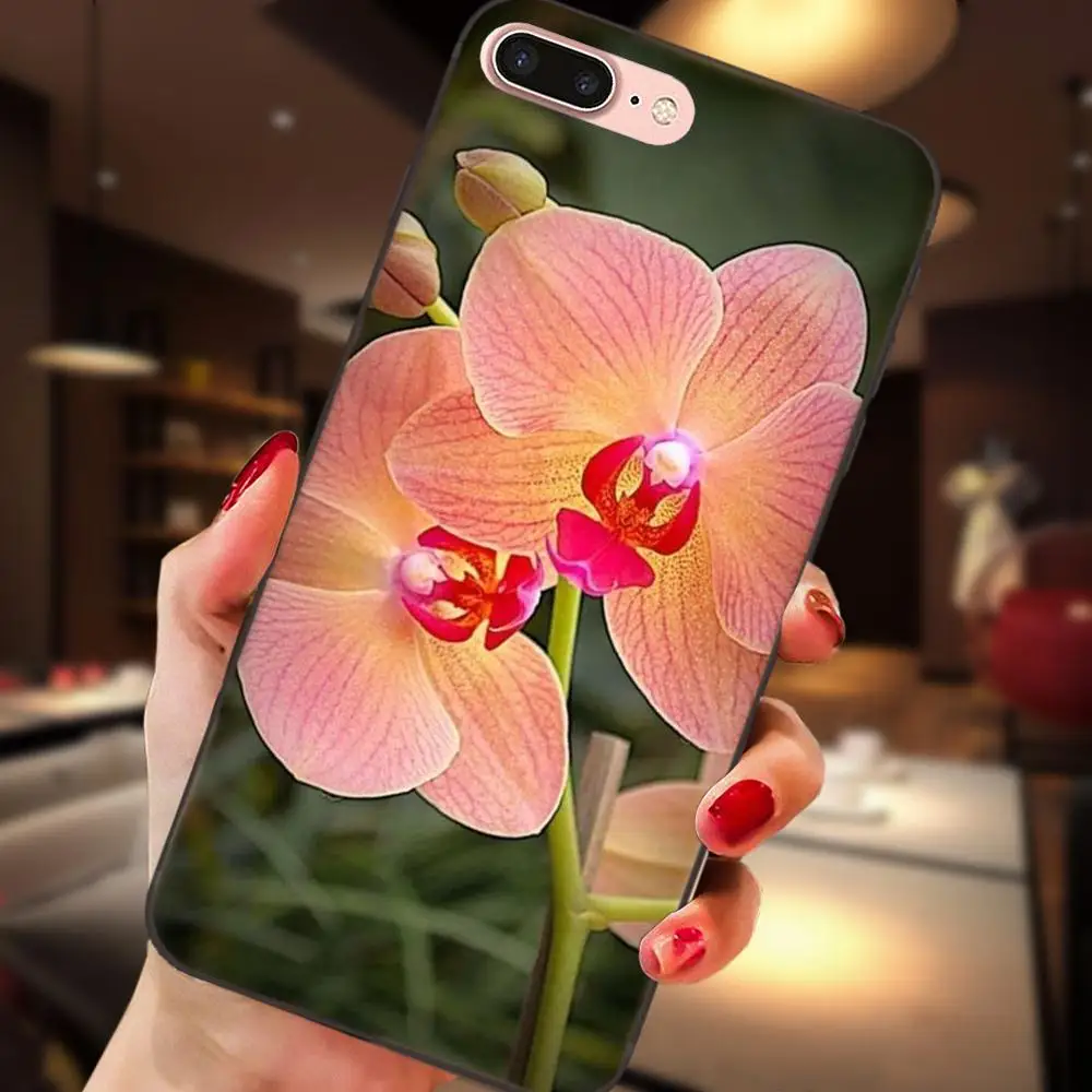 Для huawei Honor 5A 6A 6C 7A 7C 7X 8A 8C 8X9 10 P8 P9 P10 P20 P30 Мини Lite Plus Tpu чехол для телефона цветок орхидеи - Цвет: as picture
