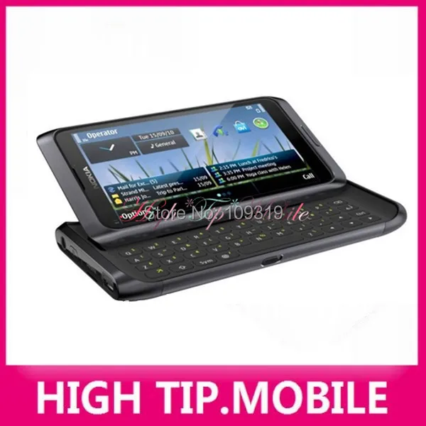 Сотовые телефоны Nokia E7 Wi-Fi камера 8 Мп 4 0 дюйма емкостный экран 3G GPS восстановленная