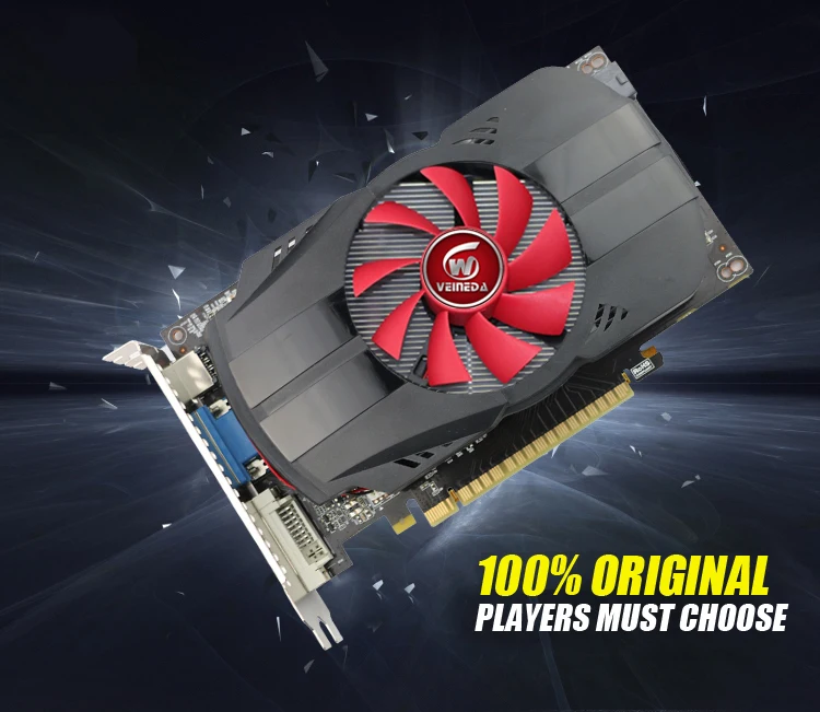 Видеокарты Veineda HD6850 2GB GDDR5 256Bit PC Настольный PCI Express VGA, DVI, HDMI для AMD Radeon Gamings