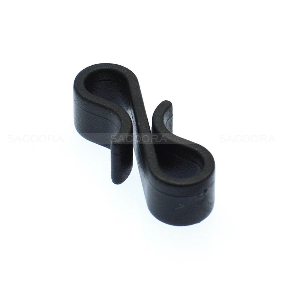 Черная пластиковая пряжка HardwareBelt клипса на лямку для рюкзака тактическая сумка