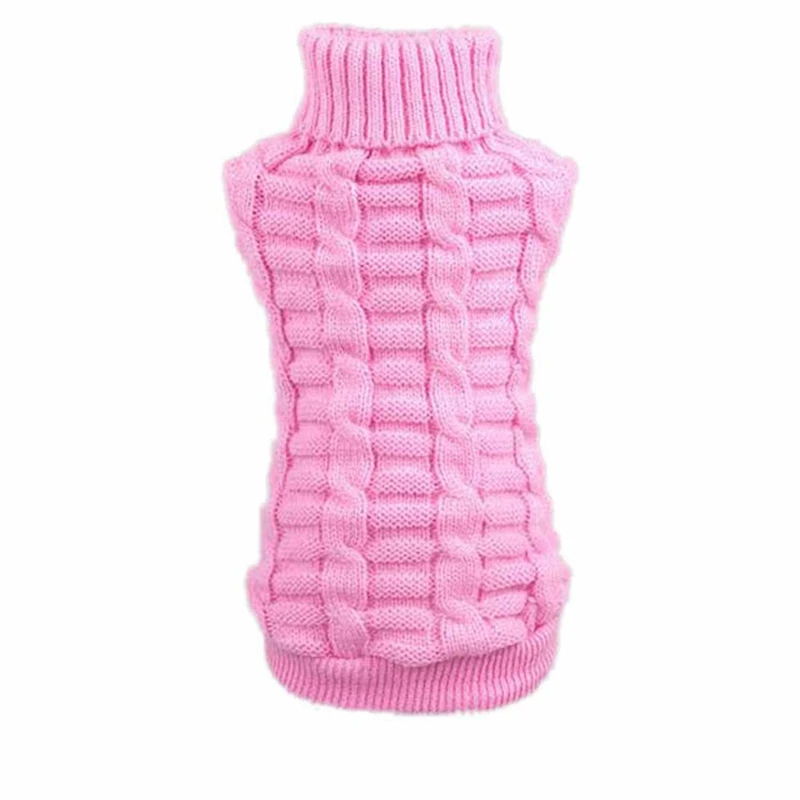 2017 Одежда для собак Зимний свитер домашних животных вязаная одежда щенков теплые