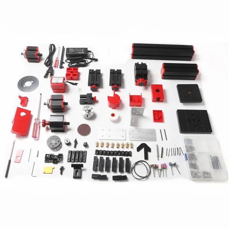 Thefirsttool Z8000 мини 8 в 1 Набор станков, шлифовальный/сверлильный/фрезерный станок для обучения детей DIY Лучший подарок