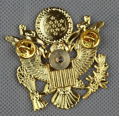 WWII США армии Epluribus Unum сотрудников металлический Кепки значок для шляпы Pin US111|badge