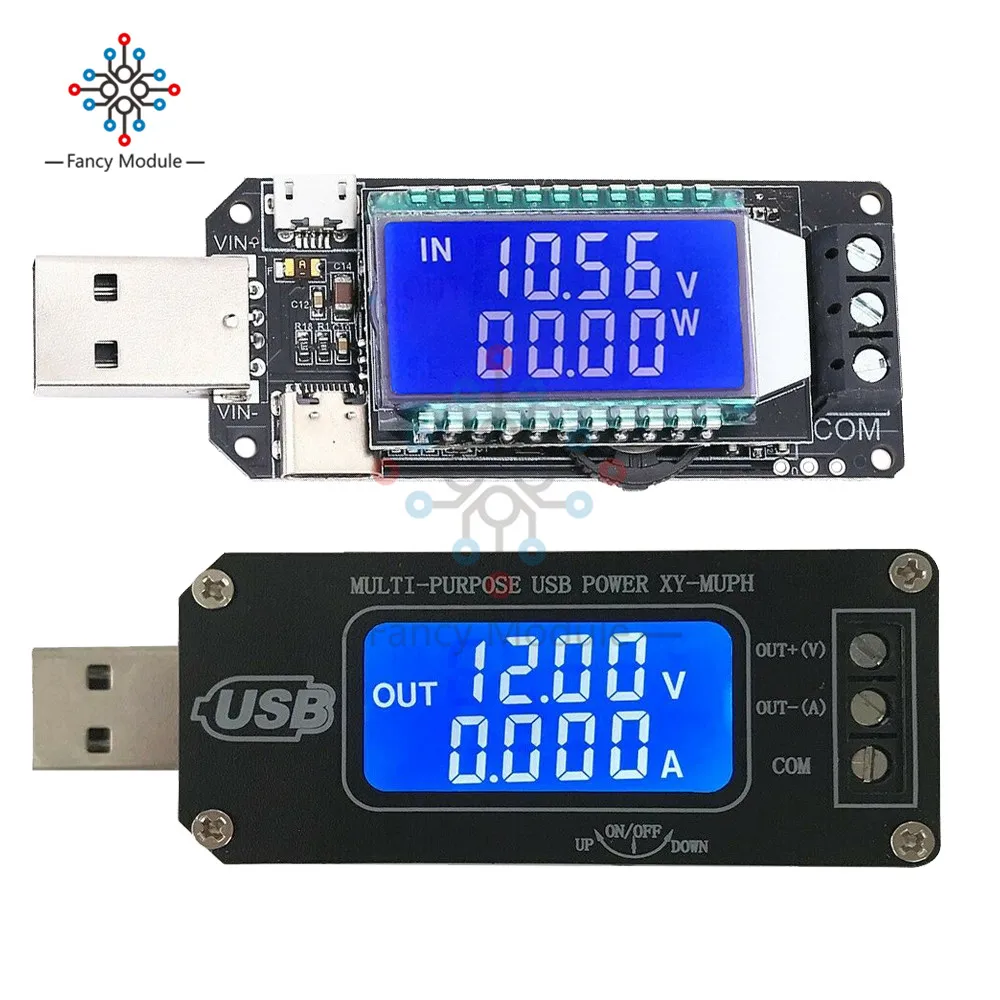 Повышающий/понижающий преобразователь напряжения модуль питания USB Type C Micro 5 в до