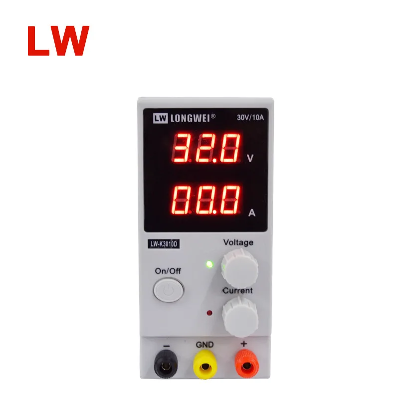LW 3010D питание постоянного тока 110 В 220 В мини Регулируемый цифровой источник питания постоянного тока 0~ 30 в 0~ 10A импульсный источник питания lw3010d переключатель питания