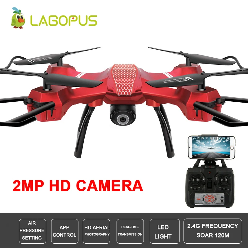 Lagopus Foldable Drone with 2 MP HD Camera Remote Control Helicopter Smart Quadrocopter Aircraft Dron |
