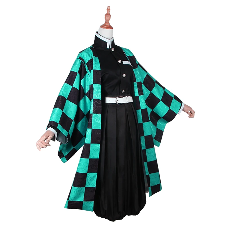 Костюм для косплея из аниме рассекающий демонов кимоно униформа на Хэллоуин