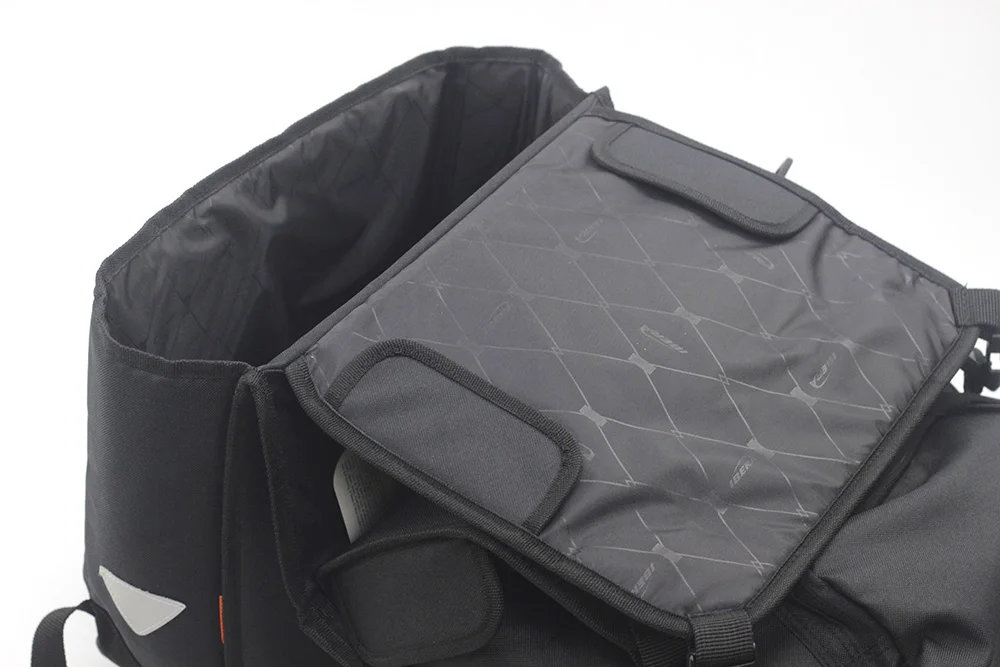 Сумка IBERA Bike Touring Pannier с боковым креплением, MTB Road, задняя стойка для хранения багажа, сумка на заднее сиденье, сумка-переноска, светоотражающая, водонепроницаемая