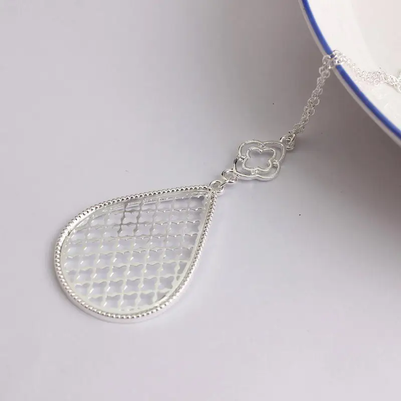 N4725 Silver Новинка, длинная цепочка, вырез, сердце, мотив, Марокканское ожерелье с подвеской для женщин, модная Осенняя Золотая Длинная цепочка на свитер, ожерелье - Окраска металла: N4725 Silver