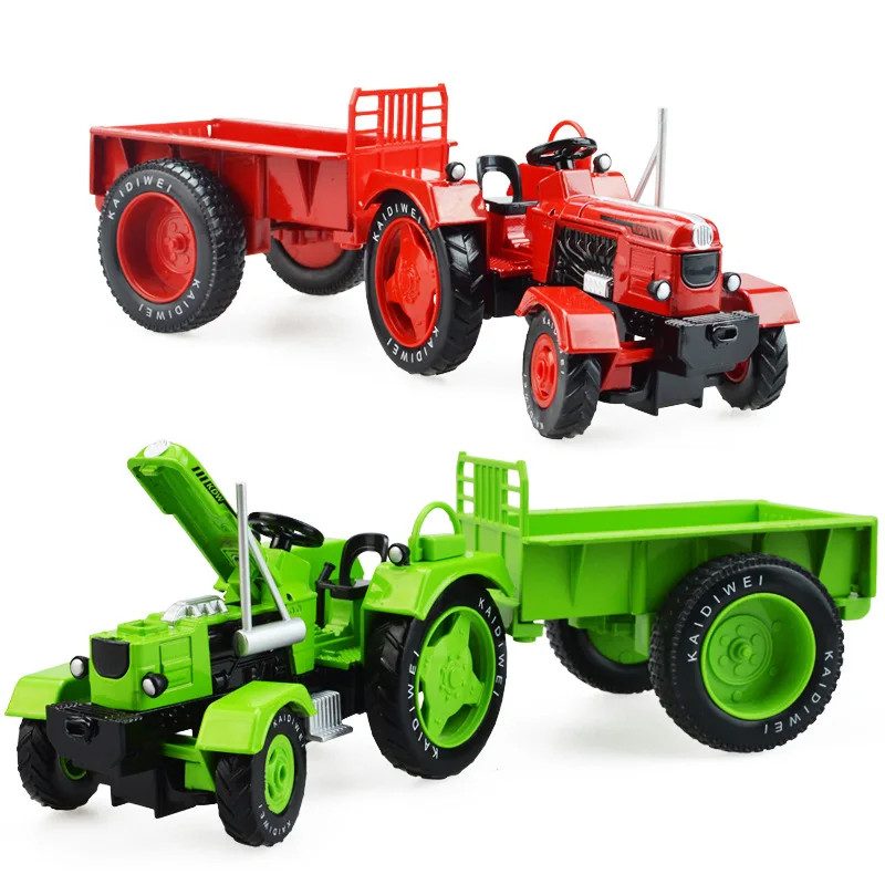 Винтажные тракторы с высокой симуляцией строительные автомобили из сплава 1:18