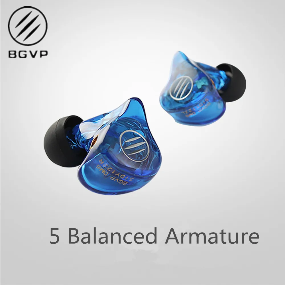 BGVP DM6 5BA индивидуальный наушник HiFi наушники контролировать вкладыши наушники кабель MMCX сменный кабель