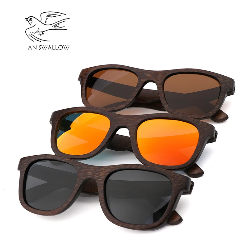 

New Trendy Environmental Protection Bamboo and Wood Fashion Male Sunglasses Anti-ultraviolet Polarizing Driving Sunglasses