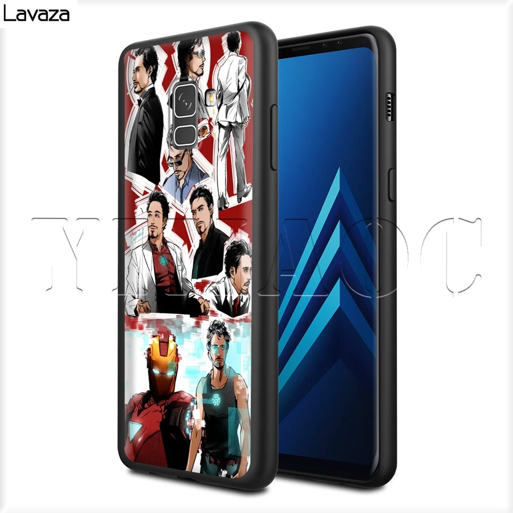 Lavaza Robert Downey Jr Case for Samsung Galaxy S6 S7 Edge J6 S8 S9 S10 Plus A3 A5 A6 A7 A8 A9 Note 8 9 |