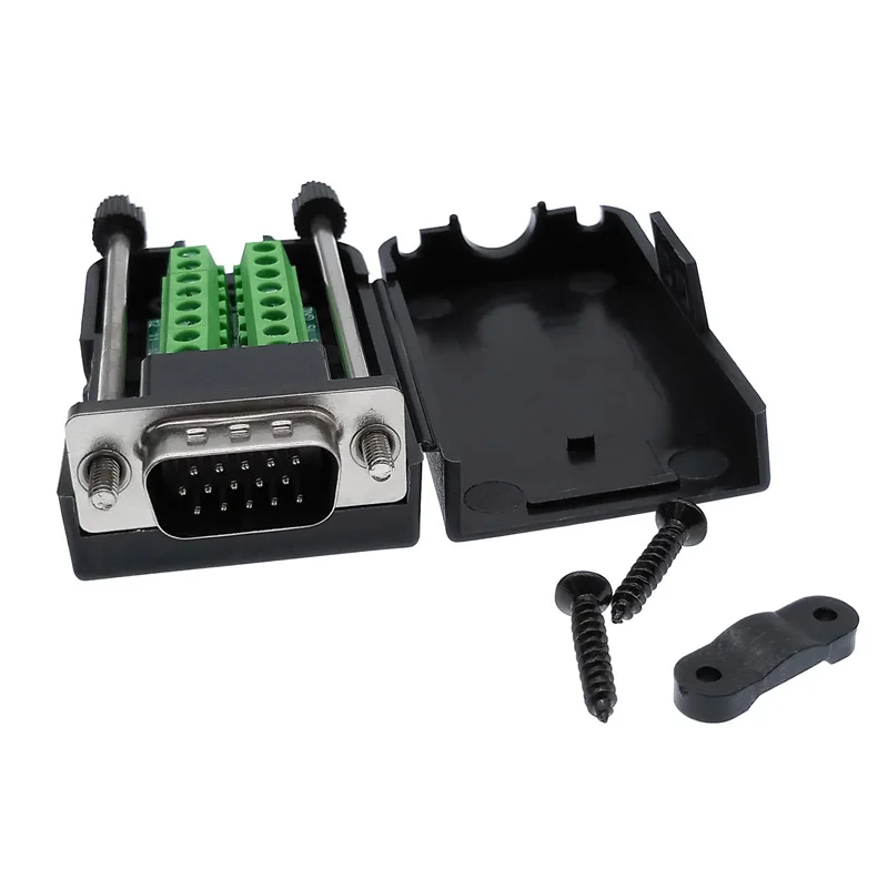D-SUB DB15 VGA терминал 3 ряда 15 контактный разъем breakout терминалы Винт Тип Гайка Тип 3+ 6 3+ 9 solderless разъем