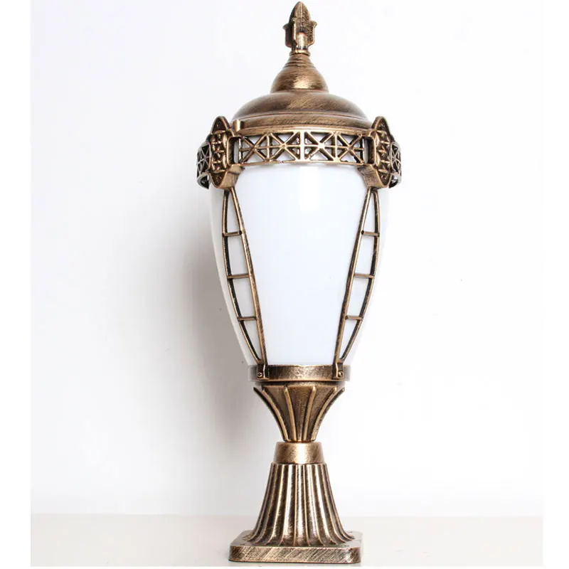 Европейская Водонепроницаемая наружная лампа столбик забора двора комьюнити E27