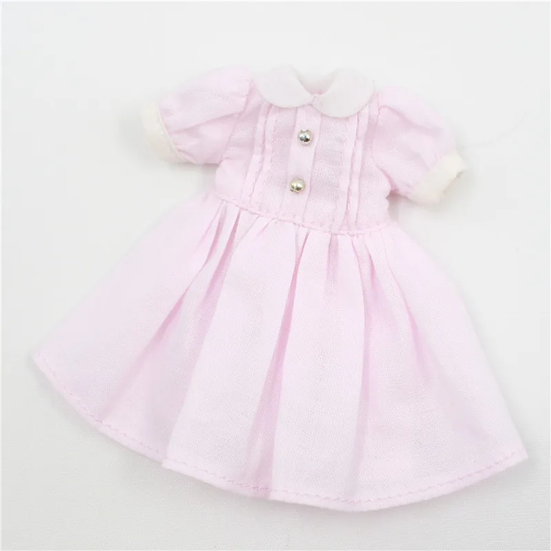 Forturn days middie blyth кукла розовый синий желтый платье наряд одежда милый 1/8 игрушка в подарок - Цвет: pink