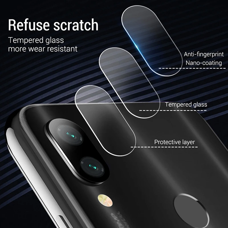 2 шт. защита для камеры для Xiaomi Redmi Note 7 Защита объектива телефона закаленное стекло для Xiomi Redmi note 7 Pro пленка для камеры