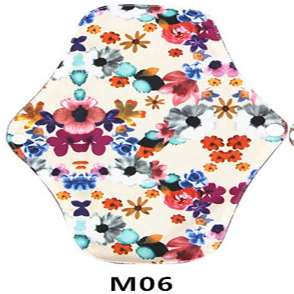 Дышащие бамбуковые угольные Моющиеся Многоразовые гигиенические прокладки