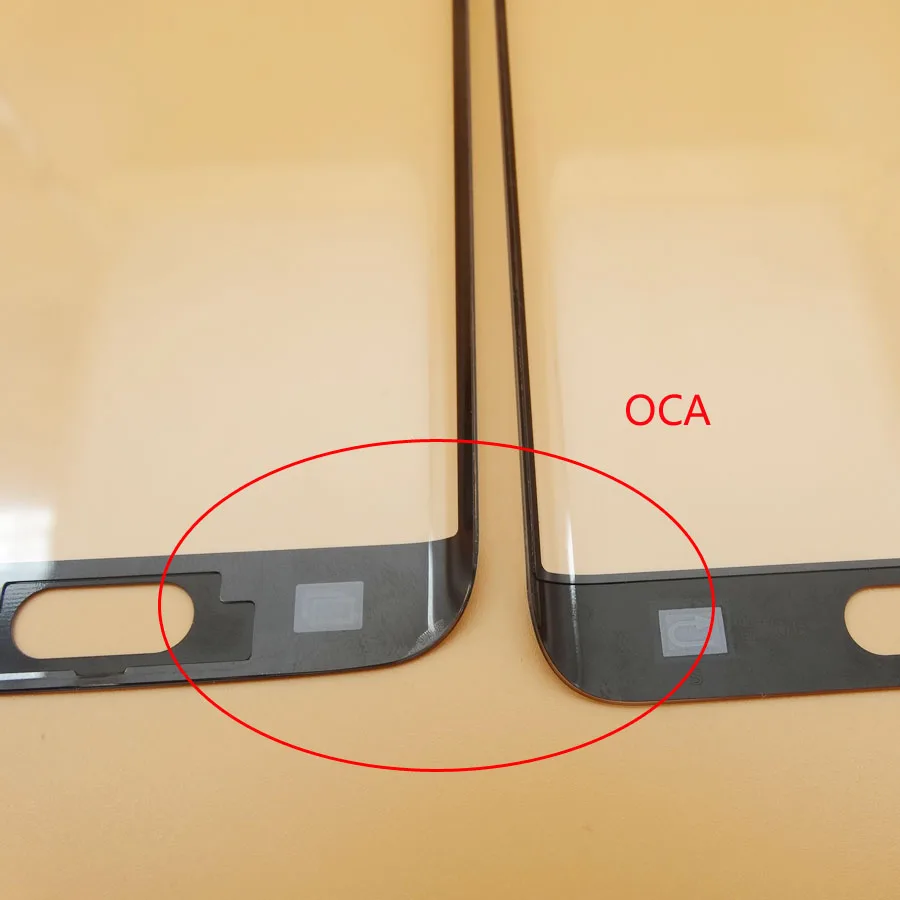 LCD Передний сенсорный экран Стекло Внешний объектив с OCA Пленка Клей для Samsung Galaxy S6