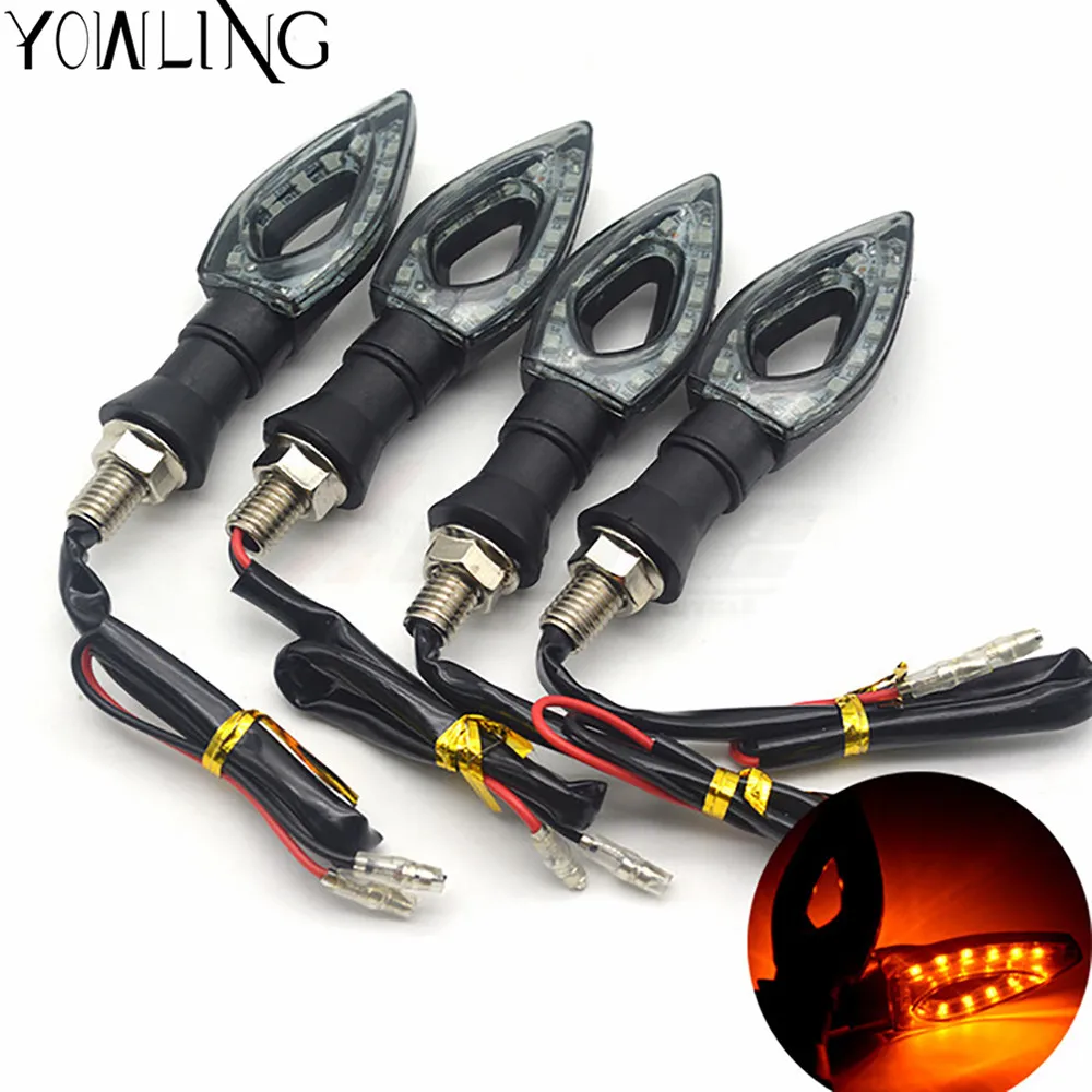 

2pcs Universal Motorcycle LED Turn Signal Light Led blinker indicates lamp for suzuki GSXR1000 GSXR600 GSXR750 K1 K3 K6 K8 K11