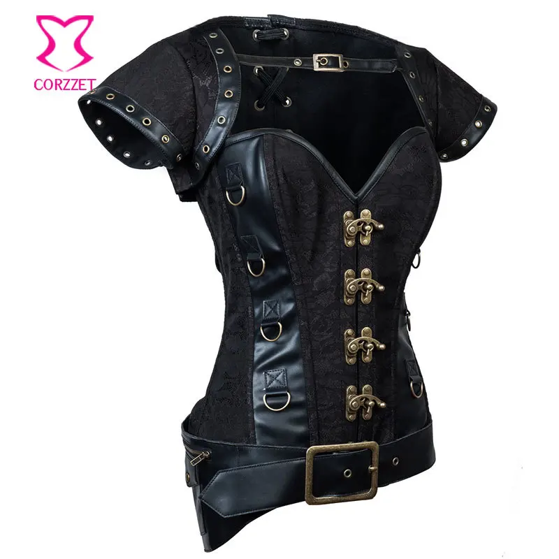 Корсет со стальными косточками корсет в стиле стимпанк готическая одежда