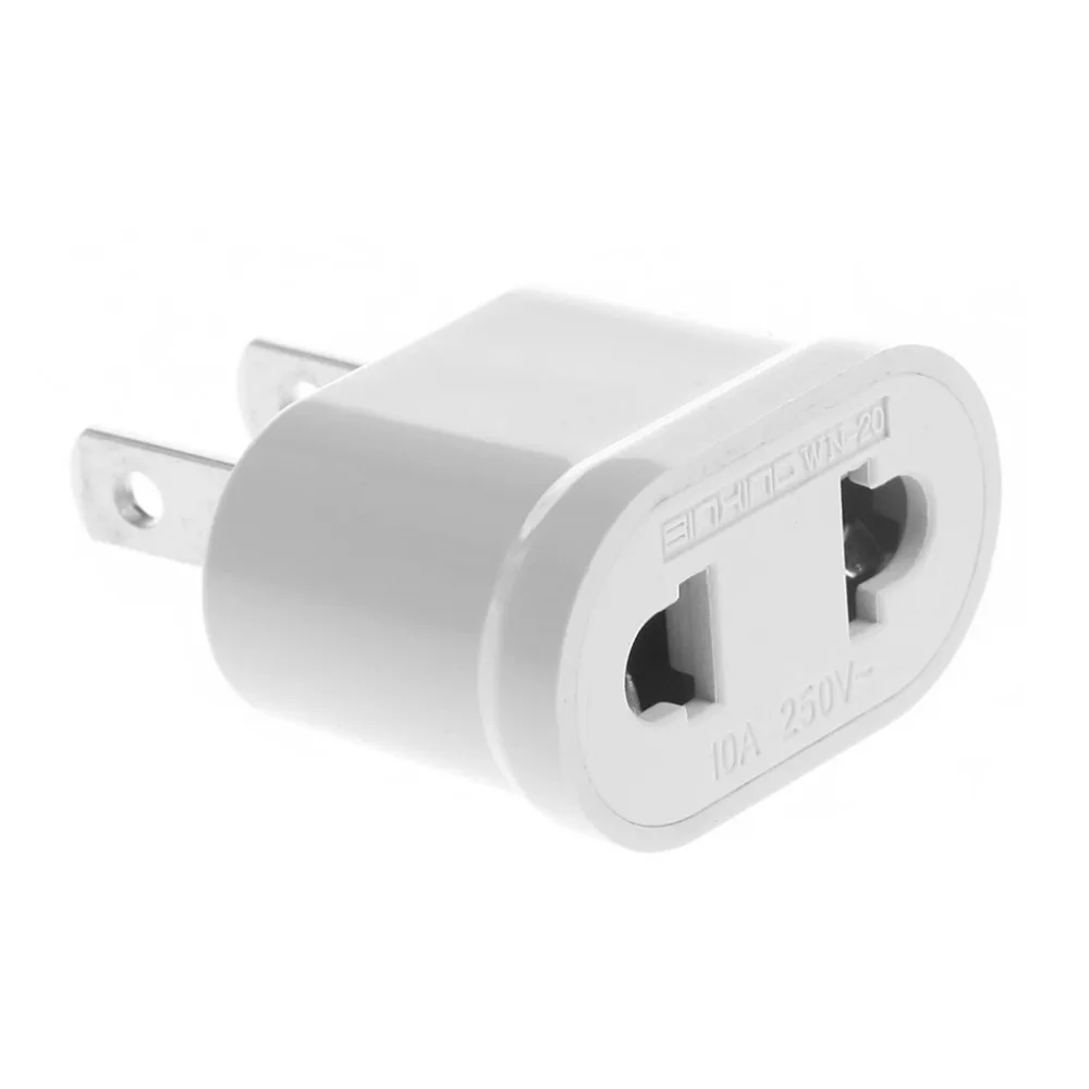EU Female To US Male AC Power Plug Converter Universal Travel Charger Adapter | Электроника