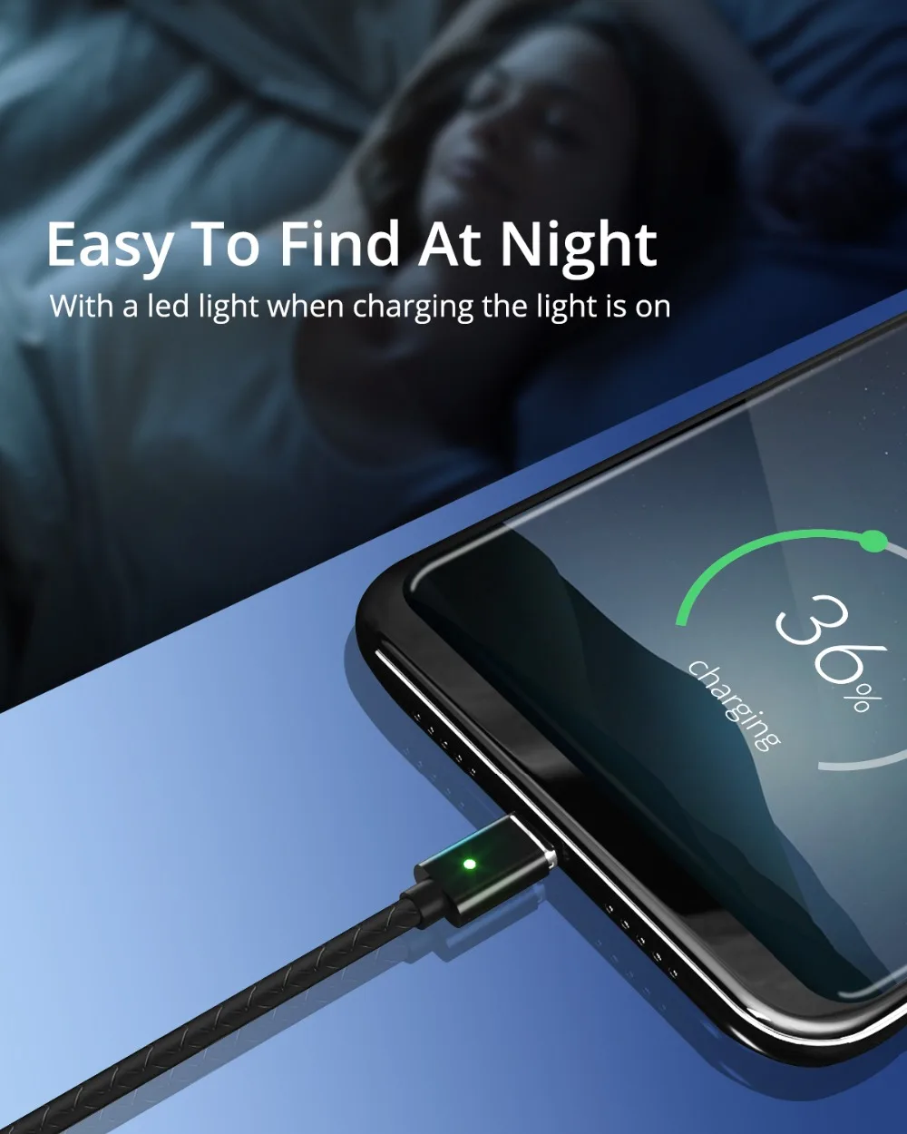 Кабель Micro USB FONKEN, магнитный кабель 3A, быстрая зарядка, 1 м, 2 м, Android, мобильный, быстрая зарядка, магнитный шнур, Пылезащитная заглушка, шнур для передачи данных для телефона