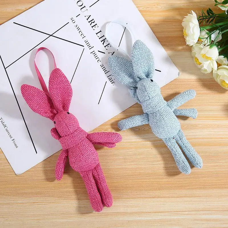 10 шт./лот Плюшевые Мини Игрушки для маленьких кроликов цветные мягкие игрушки