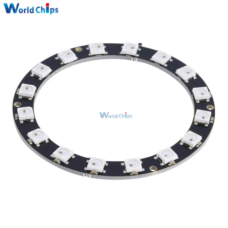 ESP8266 ESP 01 01S RGB LED контроллер Adpater WIFI модуль для Arduino IDE WS2812 WS2812B 16 бит световое кольцо
