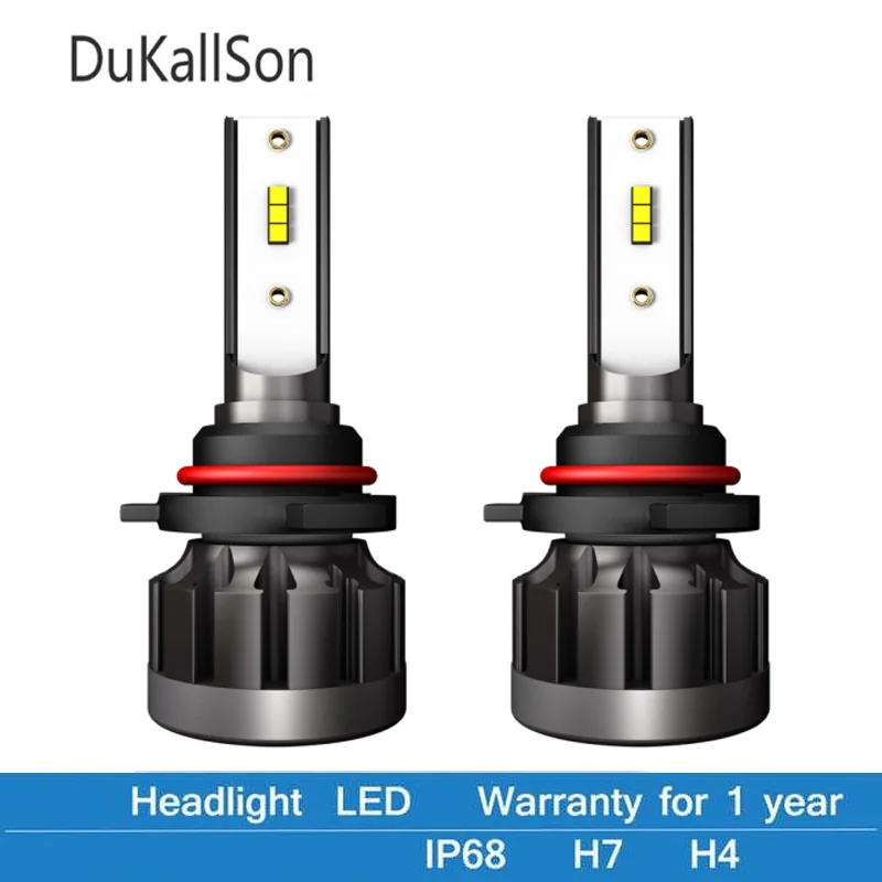

Super Bright LED Car Headlight H7 H11/H8 9005/HB3 9006/HB4 9012 D1/D2/D3/D4 H4 H13 72W 10000Lm/Bulb 6000K Pure White