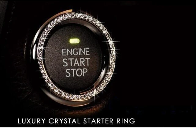 Универсальный бриллиантовый брелок для запуска и остановки двигателя роскошное