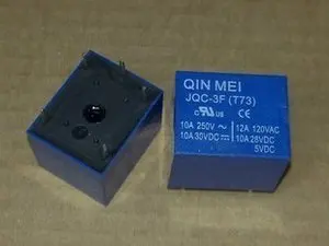 2 x JQC 3F T73 DC 5 V 5pin 250VAC 28VDC реле питания|relay 250vac|relay vrelay 5v dc |