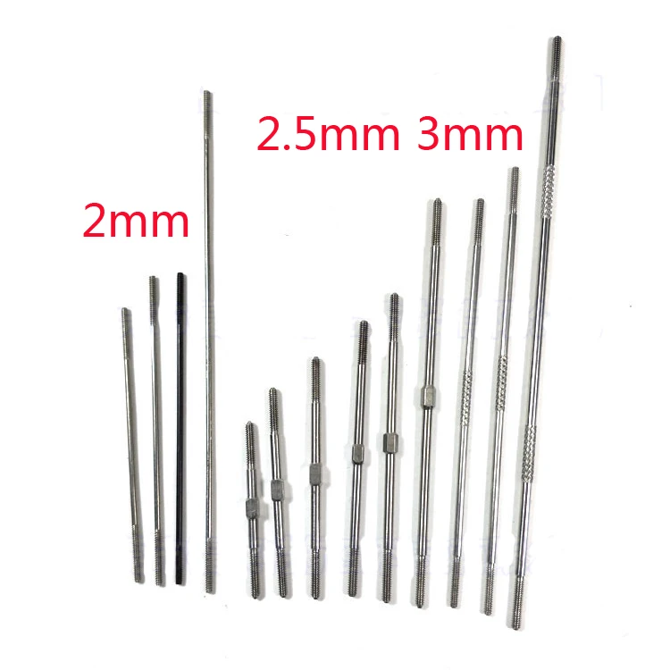 4 шт. M2 M2.5 M3 Push Rod CW / CCW нить для шарового соединения RC самолет Запасная часть|Детали