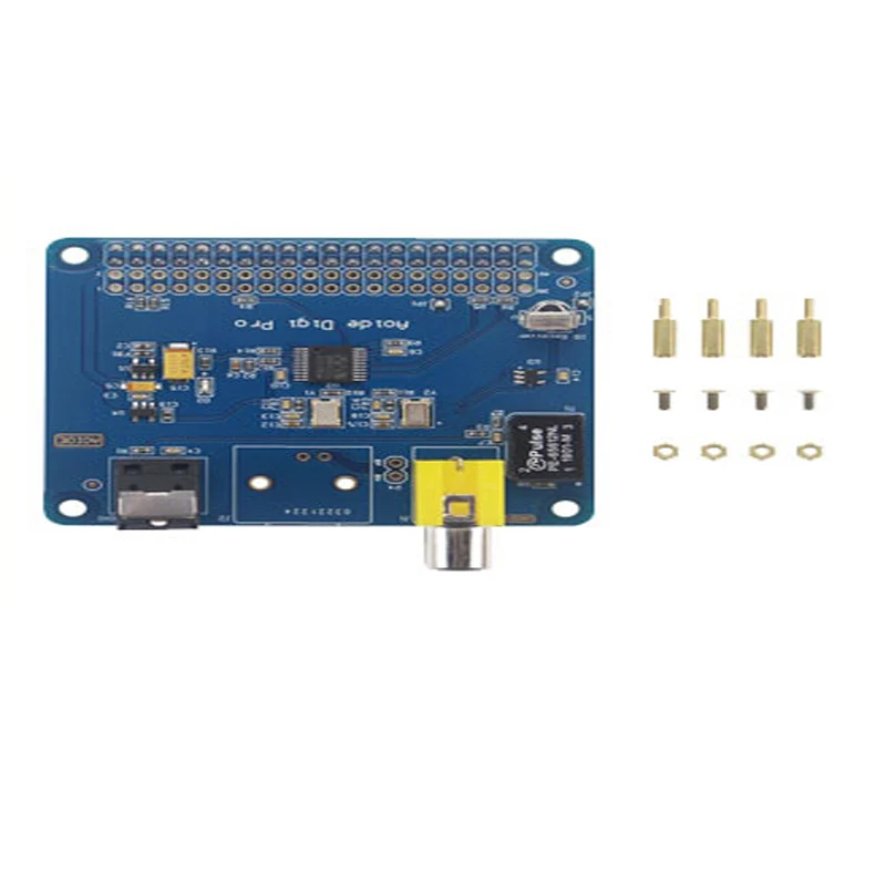 Motherboard Raspberry Pi AOIDE DIGI PRO цифровая звуковая карта в виде ракушки ies turn S/PDIF волоконная плата расширения с двумя часами - Цвет: Motherboard