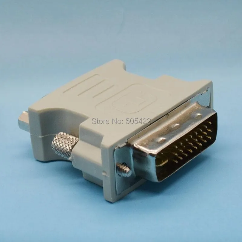 Новинка 2017 Позолоченный разъем ATI DVI в vga адаптер Папа-мама (A/D) VGA кабель для