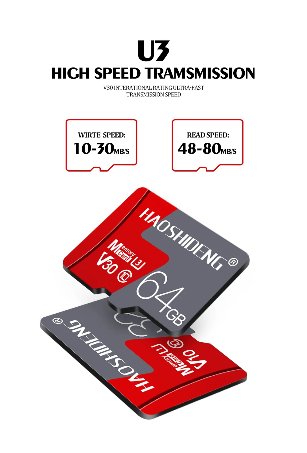 Micro sd карта 32 Гб 64 Гб 128 Гб класс 10 картао де Мемория 8 ГБ 16 ГБ Микро-накопитель мини-карта памяти TF карта флэш-карта с SD адаптером