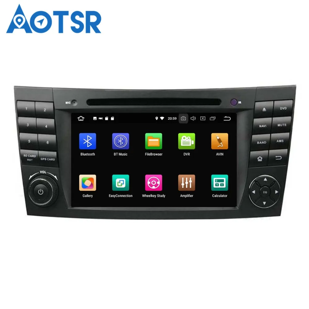 Aotsr Android 7 1/GPS навигатор Автомобильный без DVD плеера для Benz E class CLS G Мультимедийный