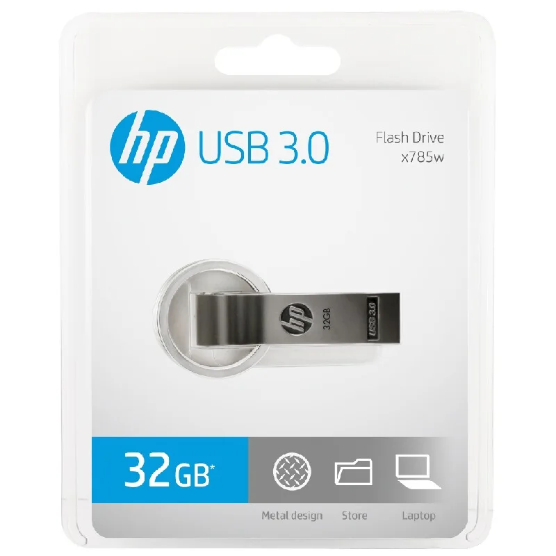 USB флеш накопитель HP 16 ГБ 32 64 128 металлический Cle USB3.0 Прямая поставка