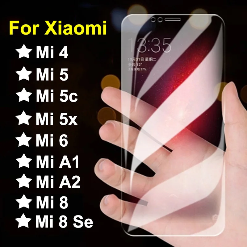 Защитное стекло для xiaomi 5 Xiaomi 8 A2 lite mi 4 6 5x A1 se защита экрана закаленное