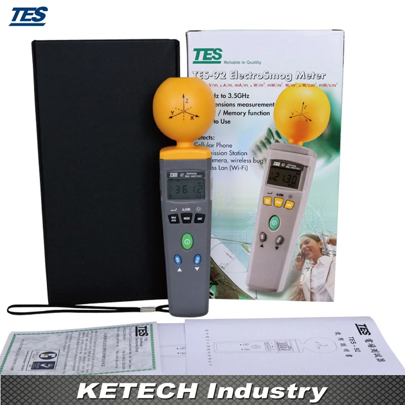 Портативный 3 осевой измерительный прибор EMF для измерения электросмога|tester|tester