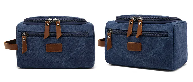 New Men Travel Toiletry Bag Wash Shaving Dopp Kit Packing Cubes Bags Dopp Kit for Canvas Leather Women Travel Bag Cosmetic Pouch
