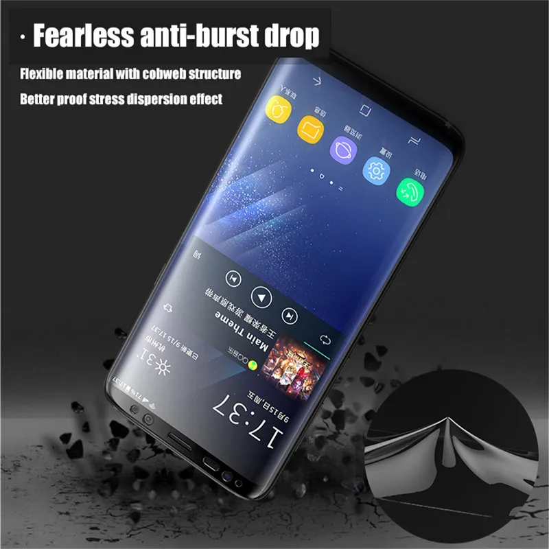 Гидрогелевая Защитная пленка для Samsung Galaxy S8 S9 S10 S20 S21 Note 20 Ultra 10 Plus 9 8 FE|Защитные