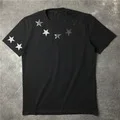 Весна 19ss Новое поступление моды Дизайнерская футболка с длинными рукавами Королевский цветочный принт футболка для роскошных мужчин хлопок брендовая одежда Топ Известный